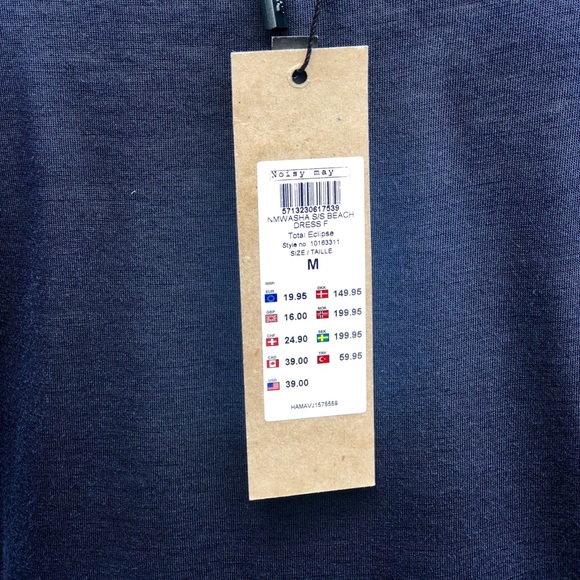 NWT Asos Noisy May Cold Shoulder Dress Sz M - Picture 4 of 8